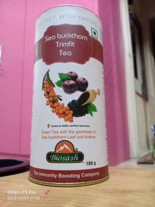 BIOSASH Seabuckthorn TRIMFIT TEA Herbal Tea Box