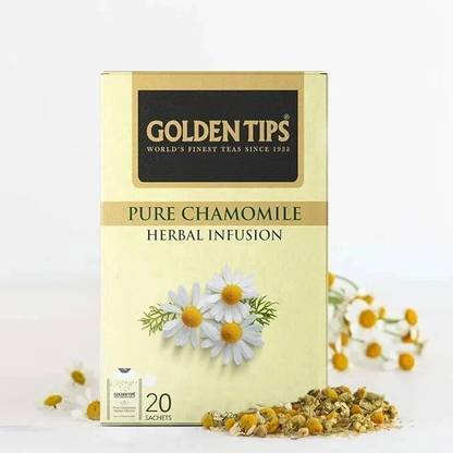 Golden Tips Chamomile Herbal Tea Box