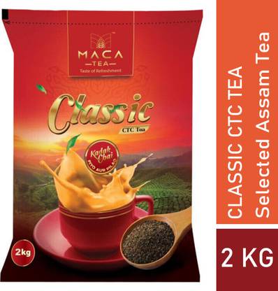 MACA TEA Classic CTC Premium Quality Assam Black Tea Pouch