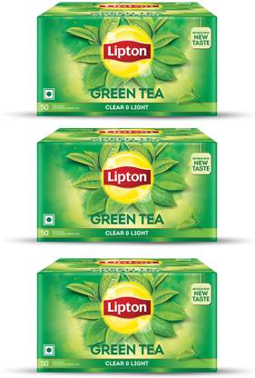 Lipton Clear & Light Green Tea Bags 50 pcs Green Tea Bags Box