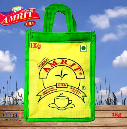 Amrit Gold NATURAL CHA GARDEN FRESH BLACK TEA-1Kg Black Tea Pouch