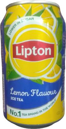 Lipton Lemon Ice Tea Can 320ml Pack Of 12 (12 X 320 Each) Lemon Iced Tea Plastic Bottle