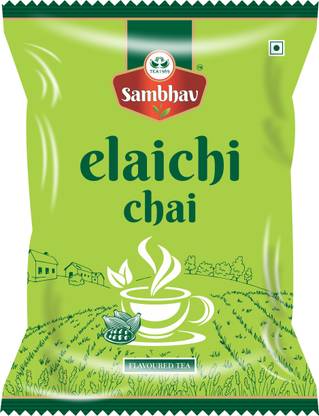 Sambhav Elaichi Chai 250 gm (Pack of 6) Tea Pouch