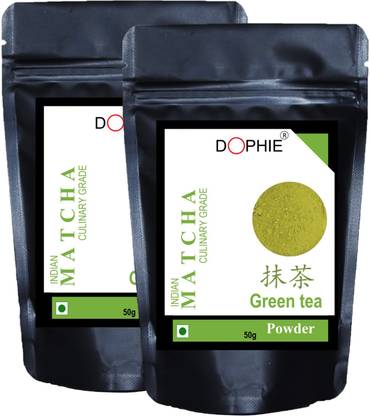 dophie Matcha Green Tea Powder |15X more benefits than green tea leaves or tea Bags. Unflavoured Matcha Tea Pouch