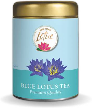 EIGHT PETALS LOTUS Blue Tea |DEEP RELAXATION|Natural Product | Herbal Infusion Herbal Tea Tin