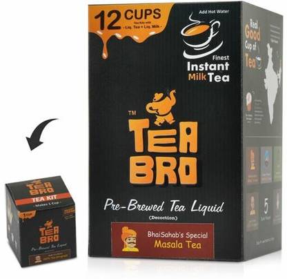 Tea Bro BhaiSahab's Special, Masala Tea Ginger, Cardamom, Cinnamon, Black Pepper, Cloves Tea Box