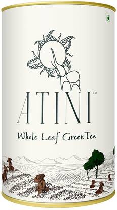 ATINI Leaf Green Tea - High in Antioxidants Green Tea Tin