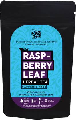 The Tea Trove Red Raspberry Tea for fertility for women Raspberry Herbal Tea Pouch