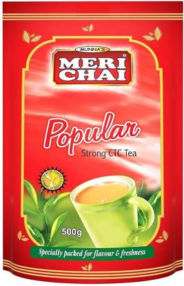 MERI CHAI Popular Strong CTC Tea Pouch