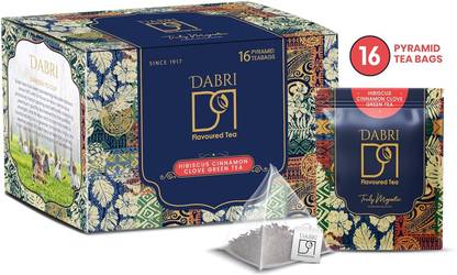 DABRI Hibiscus Cinnamon Clove Green Tea | Maintain weight, Control Blood Pressure | Green Tea Box