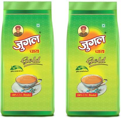 JUGAL KADAK Tea - 1Kg |Kadak Chai Patti | Tea Powder | Chai Patti Tea Vacuum Pack