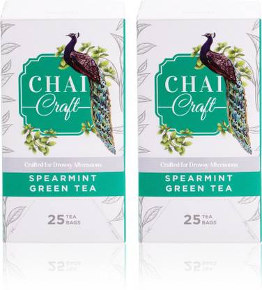 Chai Craft Spearmint Mint Tea Bags Box