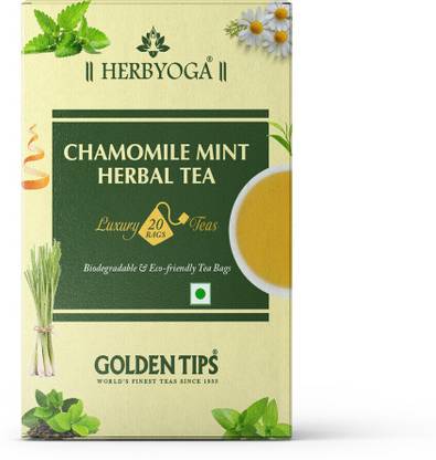 Golden Tips Herbyoga Chamomile Mint Herbal Tea Chamomile, Mint Herbal Tea Box