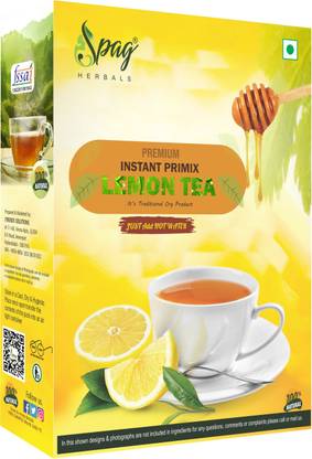 Spag HERBALS Premium Organic Lemon Instant Tea Box