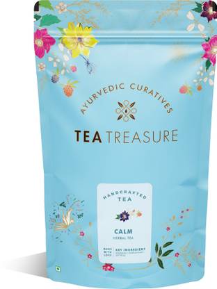 TeaTreasure Chamomile Calm Herbal Lavender Herbal Tea Pouch