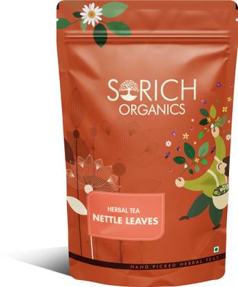 Sorich Organics Dry Nettle Herbal Tea Leaves for Hair | Dried Stinging | Urtica Dioica Herbal Tea Pouch