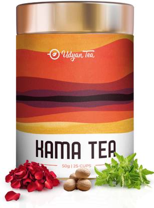 Udyan Tea Kama Tea - Natural & Pure Wellness Whole Leaf Tea Assorted Herbal Tea Tin