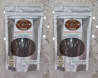 chai amore KEEMUN TWIST Kadak ASSAM CTC Finely extracted with 20% Extra MOC CHAU TEA LEAVES Black Tea Pouch