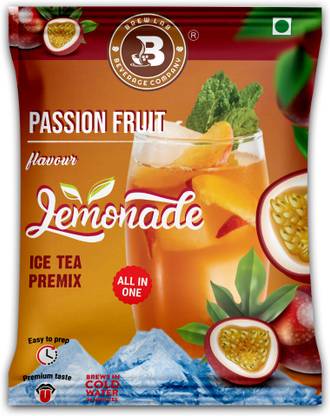 Brew Lab Passion Fruit Flavor Lemonade Ice Tea Premix For Healthy Eye & Cells Passion Fruit Iced Tea Pouch