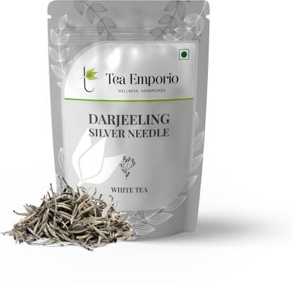 Surajmukhi Tea Pvt. Ltd. DARJEELING SILVER NEEDLE Soft, Finely Plucked Tea With A Blaze Of Silver Tips Unflavoured White Tea Pouch