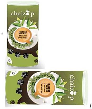 chaizup Instant Premix Tea Cardamom Flavour-1 kg Can Cardamom Instant Premix Tea Cardamom Instant Tea Box