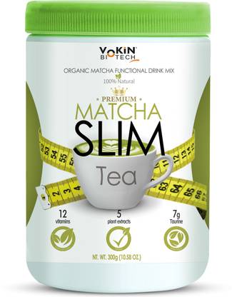Vokin Biotech Premium Matcha Slim Green Tea Powder for Weight Loss Drink Unflavoured Matcha Tea Pouch