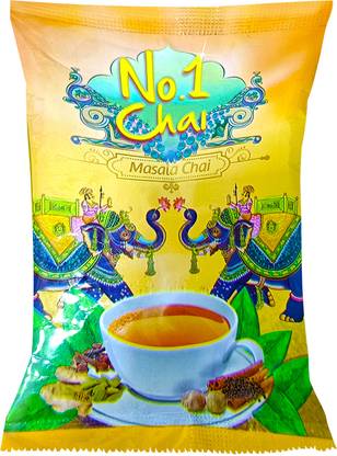 No. 1 Chai No. 1 Chai| Masala Chai |Black Tea | Chai Patti | Milk Tea Assorted Masala Tea Pouch