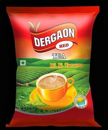 Dergaon Red Tea,Strong Taste & Refreshing Unique Blend Crafted For Chai Lovers Black Tea Pouch