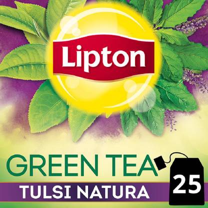 Lipton Natura Tulsi Green Tea Bags Box