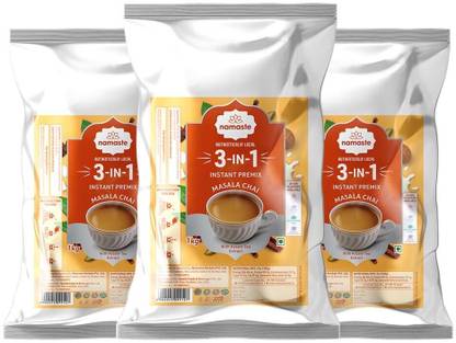 Namaste Chai Masala Chai Instant Premix Tea Combo Pack Ginger Instant Tea Pouch