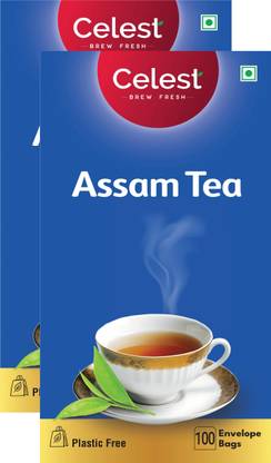 Celest Assam Tea, 200 Tea Bags | Black Tea | Assam Tea Bags | Black Tea Bags Box