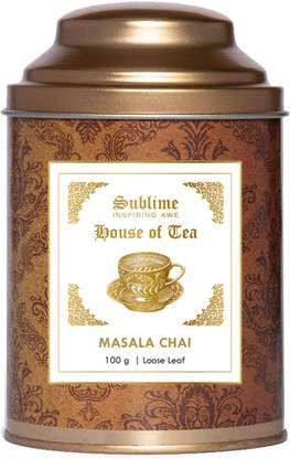 Sublime Masala Chai Loose Leaf Black Tea Tin
