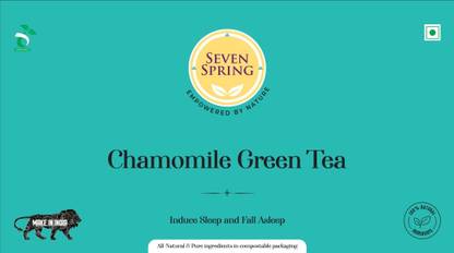 Seven Spring Chamomile Tea Green Tea Bags Box