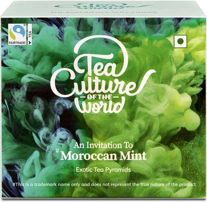 Tea Culture Of The World Morroccan Mint Tea Peppermint Green Tea Box