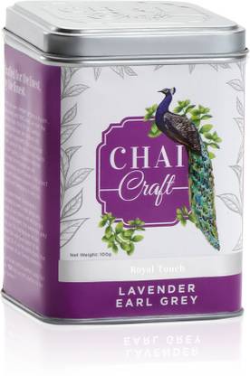 Chai Craft Relaxing Lavender Earl Grey Loose Leaf Black Tea Lavender Black Tea Tin