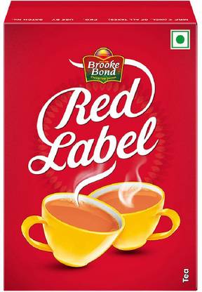Red Label F Leaf Carton 250G Black Tea Box