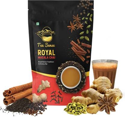 Tea Sense Royal Masala Chai Spices Black Tea Pouch