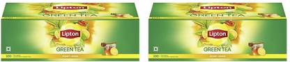 Lipton HONEY LEMON GREEN TEA (100 TB) COMBO OF 2 BOX Green Tea Bags Box
