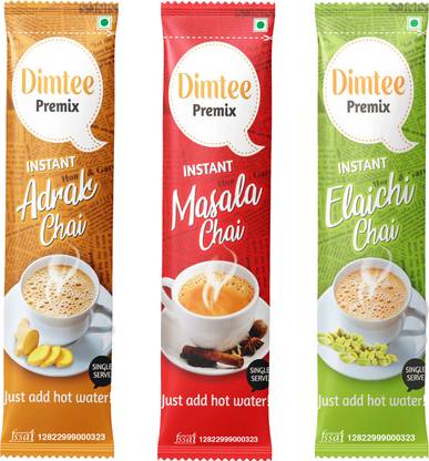 chaizup Instant Premix Masala Cardamom And Ginger Tea, 12.5gm x 36 Sachets Instant Tea Pouch