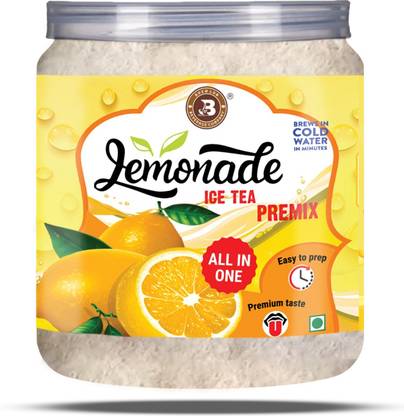 Brew Lab Lemonade Iced Tea Premix | Easy to Prepare | No Added Colors Lemon Iced Tea Plastic Bottle