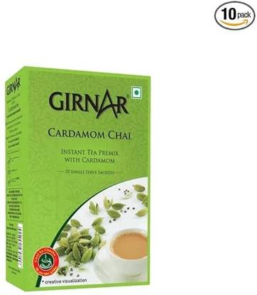 Girnar Instant Premix Cardamom CHAI EK BAAR PIYO BAAR BAAR PIYO Cardamom Tea Bags Box
