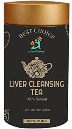 LEANBEING Liver Cleansing tea 100g | With Goodness of Dandelion Root & Leaf, Milk thistle Herbal Tea Box