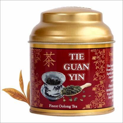 SANCHA Tie Guan Yin Oolong Tea| 25g Loose Leaf Tea| Worlds Best Oolong Tea| Weight Loss Oolong Tea Tin