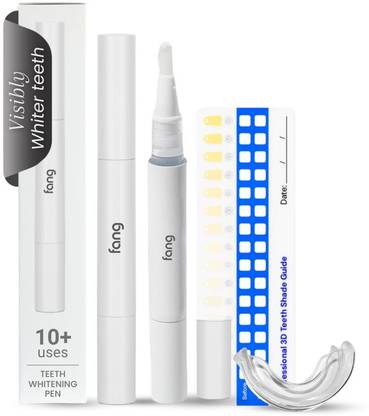 Fang Teeth Whitening | Yellow Teeth Whitening | Vegan Enamel Safe (Pack of 2) Teeth Whitening Kit