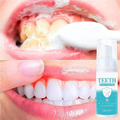 REGLET Teeth Whitening Foam To Remove Yellow Stains, Tobacoo, Tartar and Tobacco Stains Teeth Whitening liquid