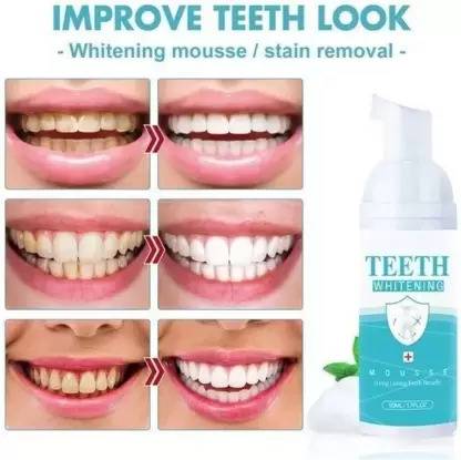 Sthetik Teeth Whitening Foam Toothpaste Cleaning Gums Freshen - Mint
