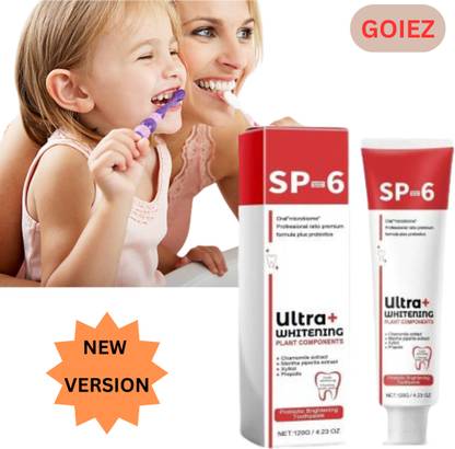 GOIEZ Sp-6 Cooling Mint Toothpaste – Gives A Long-lasting Cool And Fresh Feeling. Teeth Whitening Kit