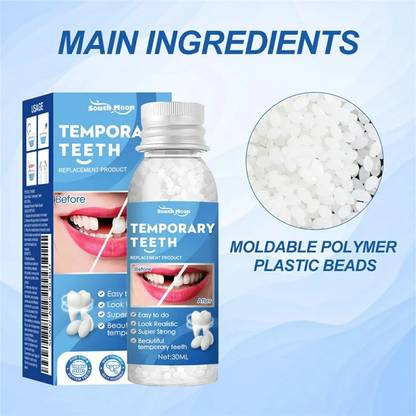 NARMARA Tooth Repair Kit, Temporary Fake Teeth Replacement Kit for Temporary Teeth Teeth Whitening Kit