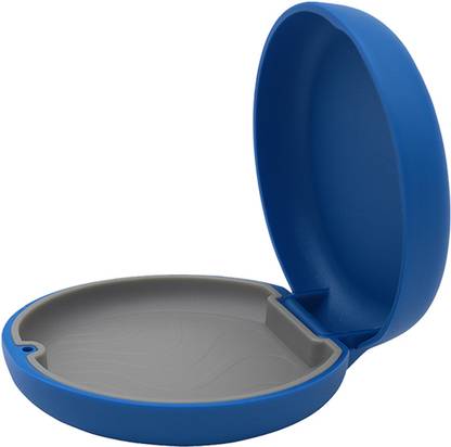 Dentosmile Slim Aligner Case/Aligner and Retainer Case/Dental Orthodontic Retainer Box - Sparkle Blue Color / Pack of 1 Teeth Whitening Kit