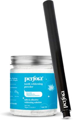 Perfora Teeth Whitening Pen & Powder Combo, Enamel Safe, For Long Lasting Freshness Teeth Whitening Kit